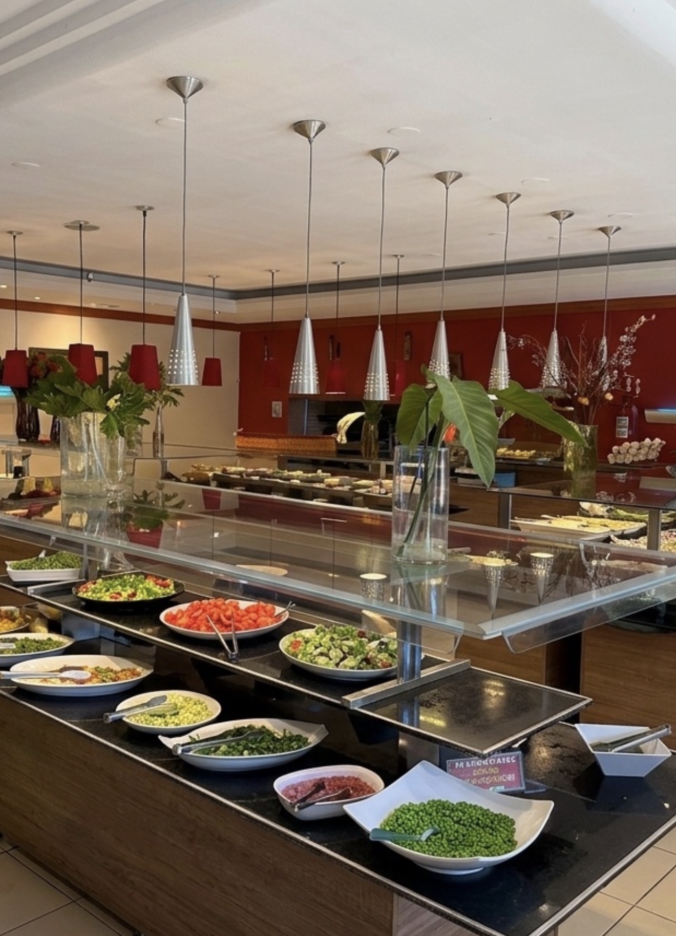 Buffet self-service do Samauma Churrascaria